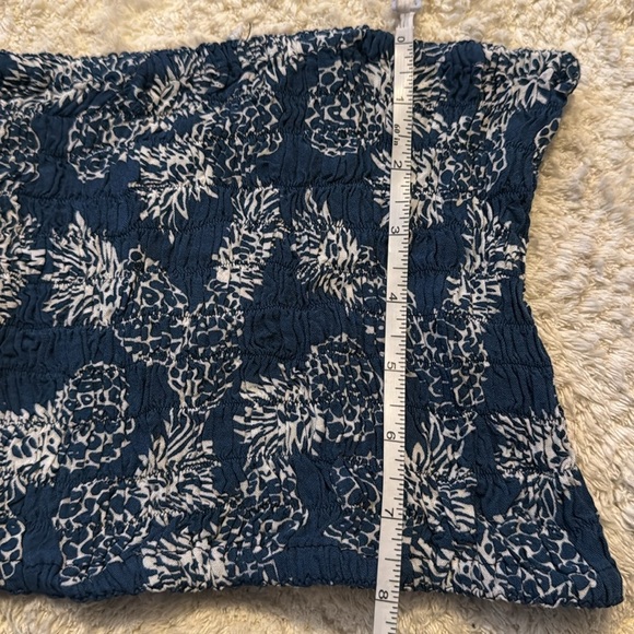 Navy and White Pineapple Print 2pc Set Size Small - Picture 6 of 7